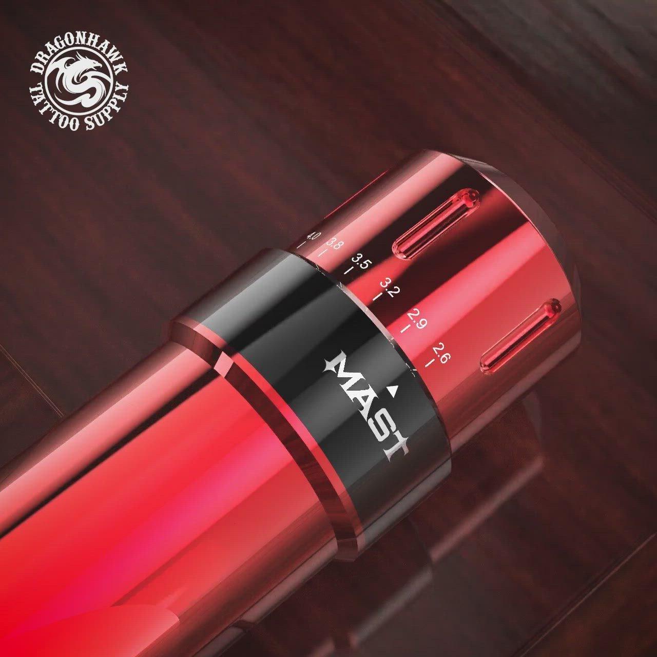 Mast Flip Rotary Tattoo Pen 2.6 to 4.0mm Adjustable Stroke - Tattoo Everything Supplies