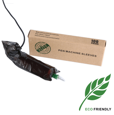 Elite ECO - Pen Covers - Black - Tattoo Everything Supplies