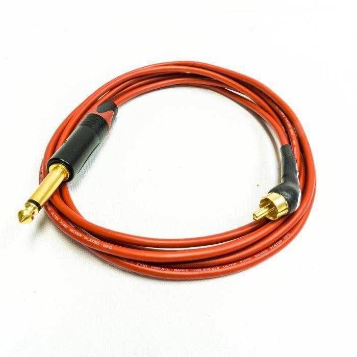 Evolution Mazikeen Tattoo Cord. 45 Degree, RCA to Jack Cable - Tattoo Everything Supplies