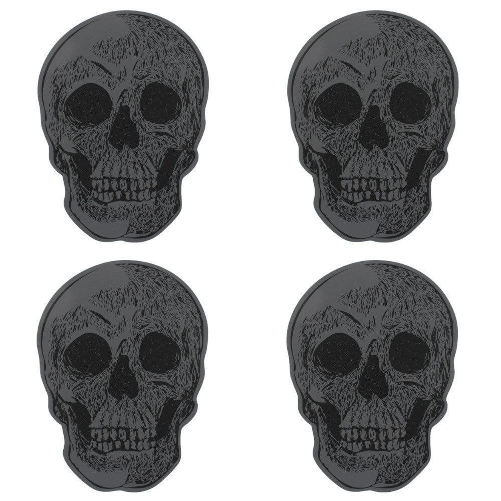 Set of 4 Skull Coasters Was £8.39 Inc Vat - Tattoo Everything Supplies