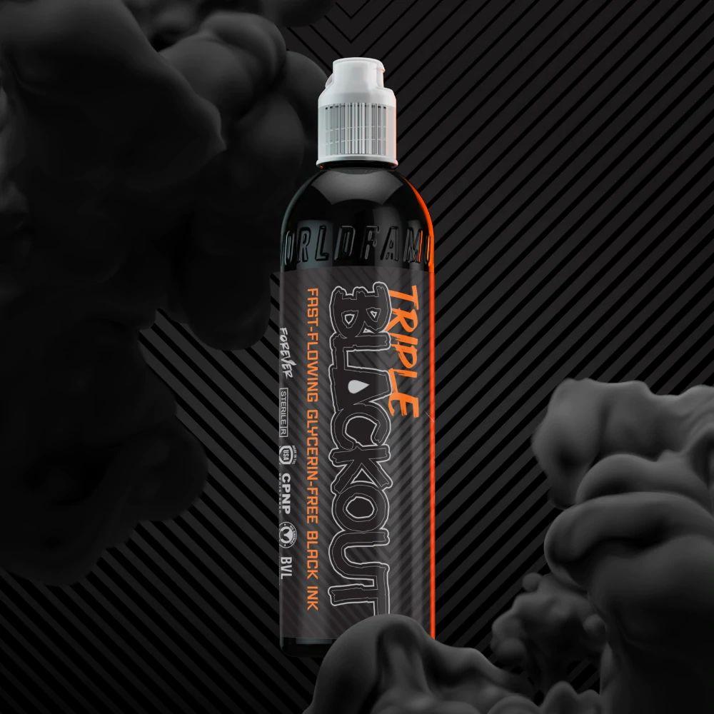 World Famous TRIPLE BLACKOUT Ink - Tattoo Everything Supplies