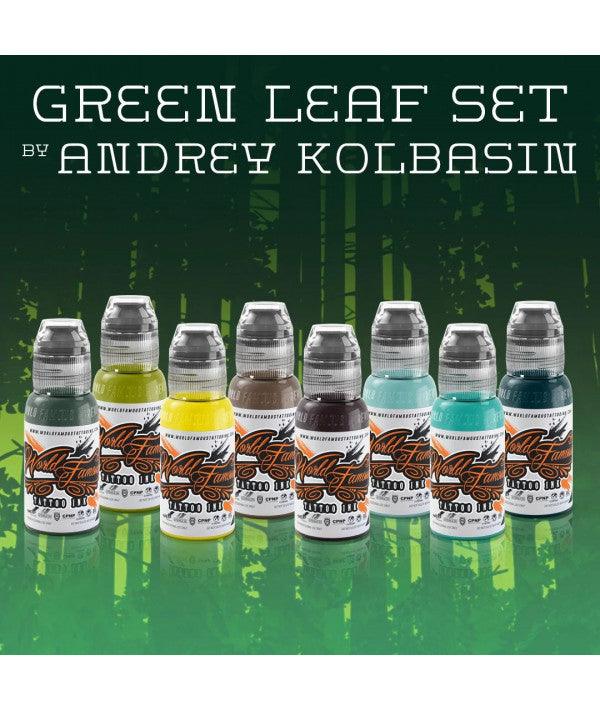 World Famous Green Leaf Set by Andrey Kolbasin - Tattoo Everything Supplies
