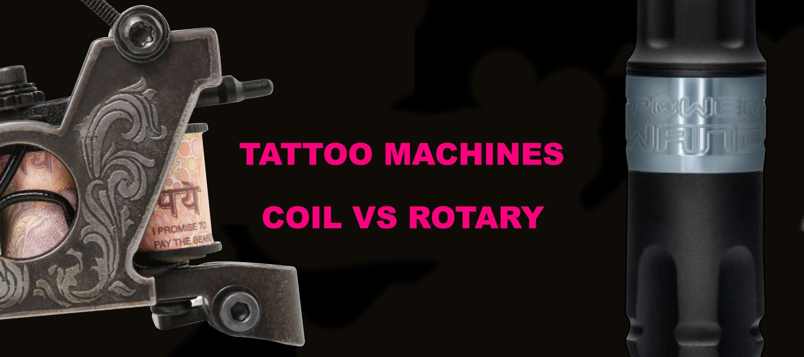 Tattoo Machines Coil vs Rotary Tattoo Everything Supplies