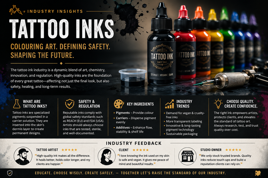 The Tattoo Ink Industry: Innovation, Safety, and Consumer Feedback