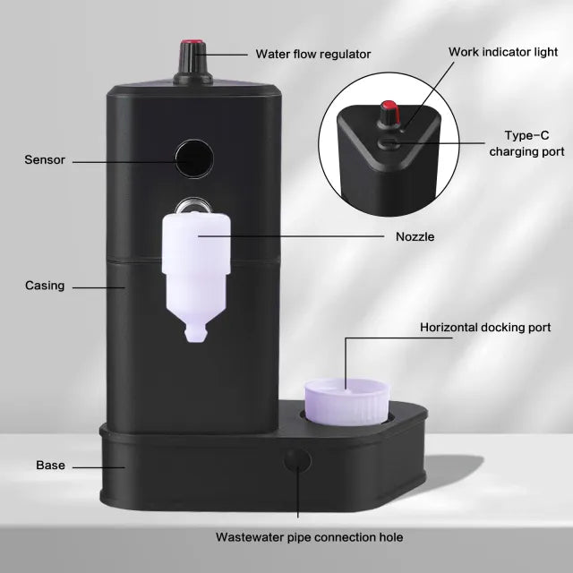 Tattoo Needle Cleaning Machine with Automatic Sensor