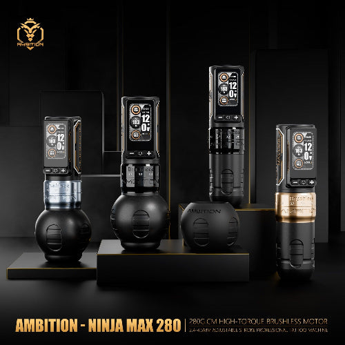 Ambition Ninja Max 280 Adjustable Brushless Wireless Tattoo Machine