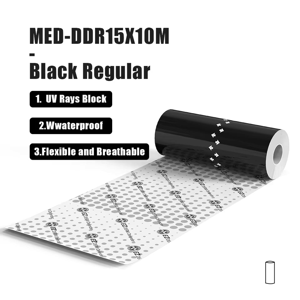 EZ Derm Defender BLACK Adhesive Protective Shield