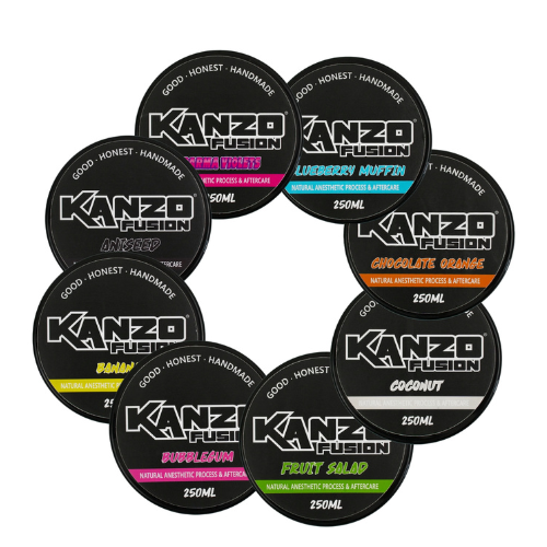 Kanzo FUSION Natural Anaesthetic Tattoo Glide - 250ml