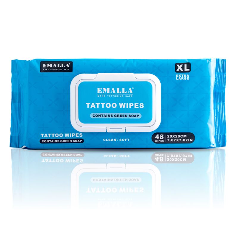Emalla - Green Soap Tattoo Wipes