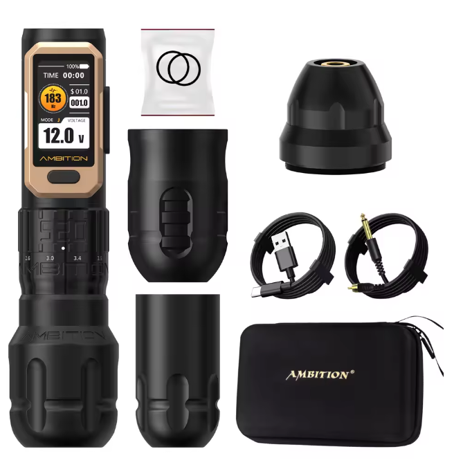 Ambition Soldier 520 Pro Adjustable Wireless Tattoo Machine