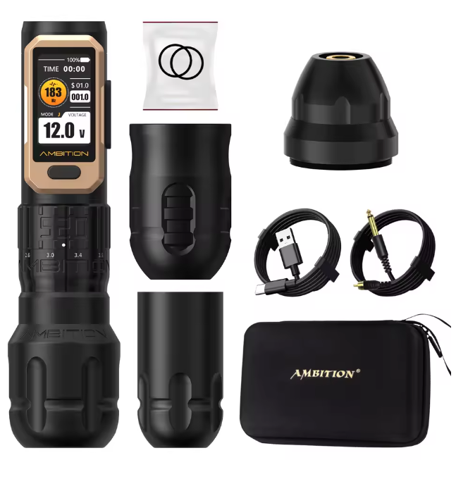 Ambition Soldier 520 Pro Adjustable Wireless Tattoo Machine
