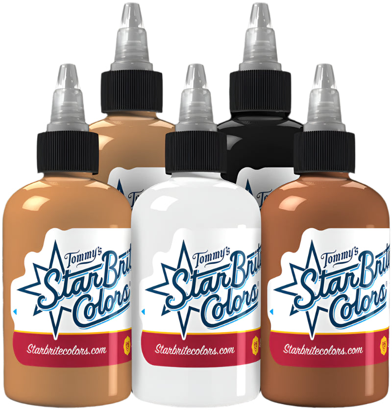 Starbrite Colors Tattoo Ink - Fleshtone Set 1oz