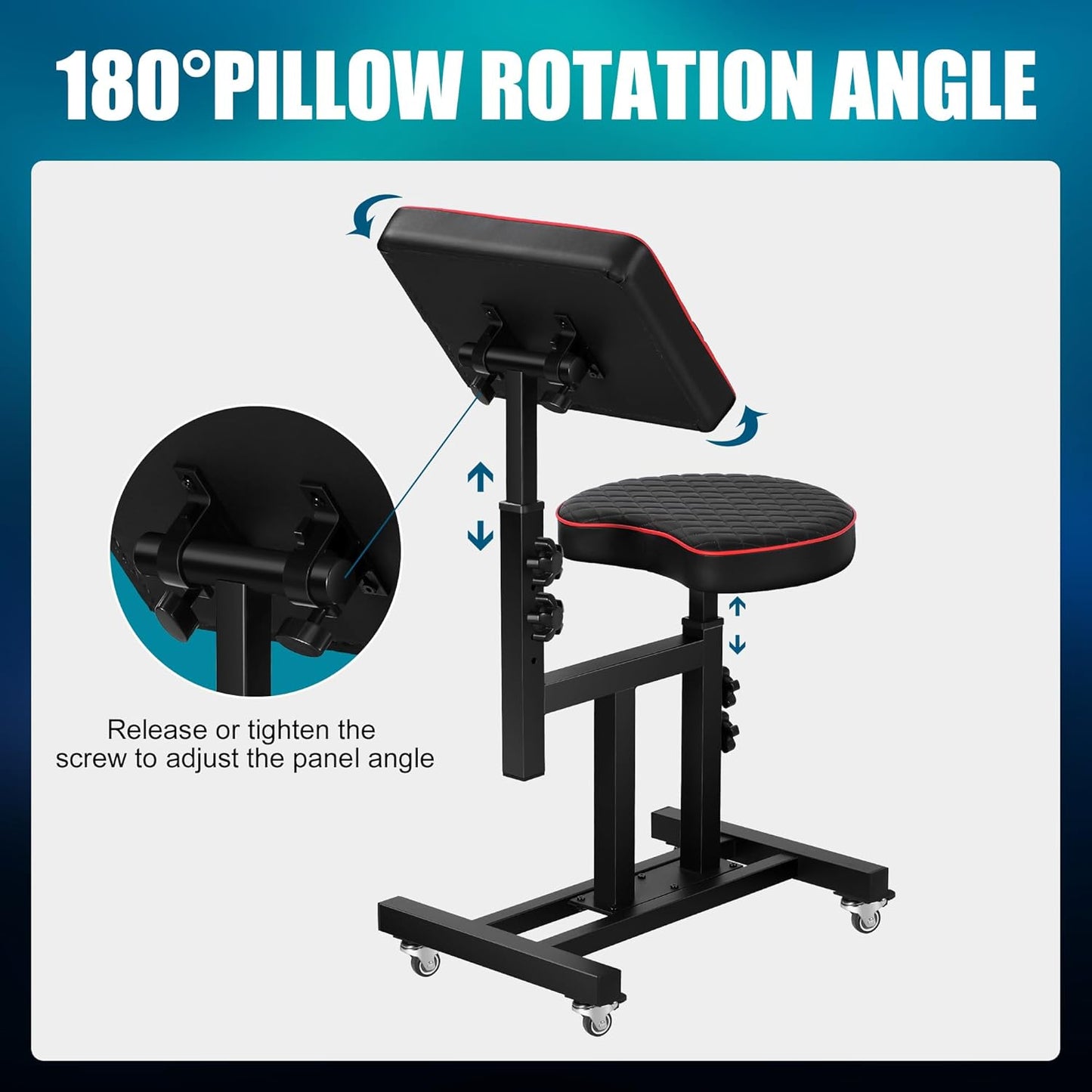 Professional Tattoo Chair with Adjustable Armrest