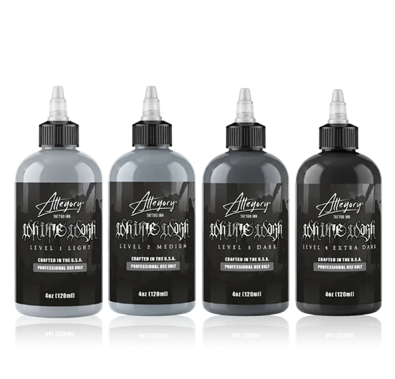 Allegory Ink Hugo Feist Signature Whitewash 4oz Set