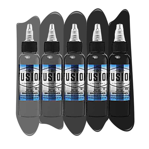 Fusion Ink - Bolos Smooth Gray Signature 1oz set