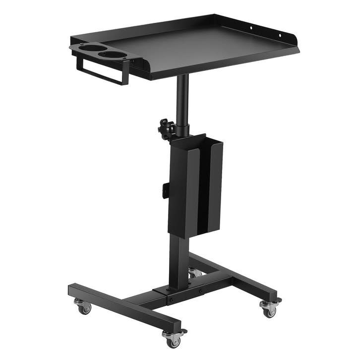 Mobile Workstation - Black With Glove Holder