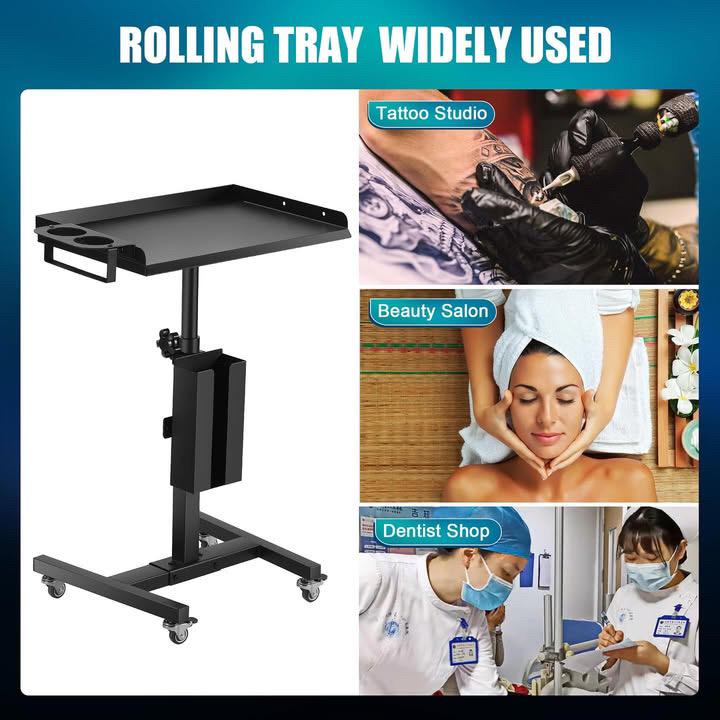 Mobile Workstation - Black With Glove Holder