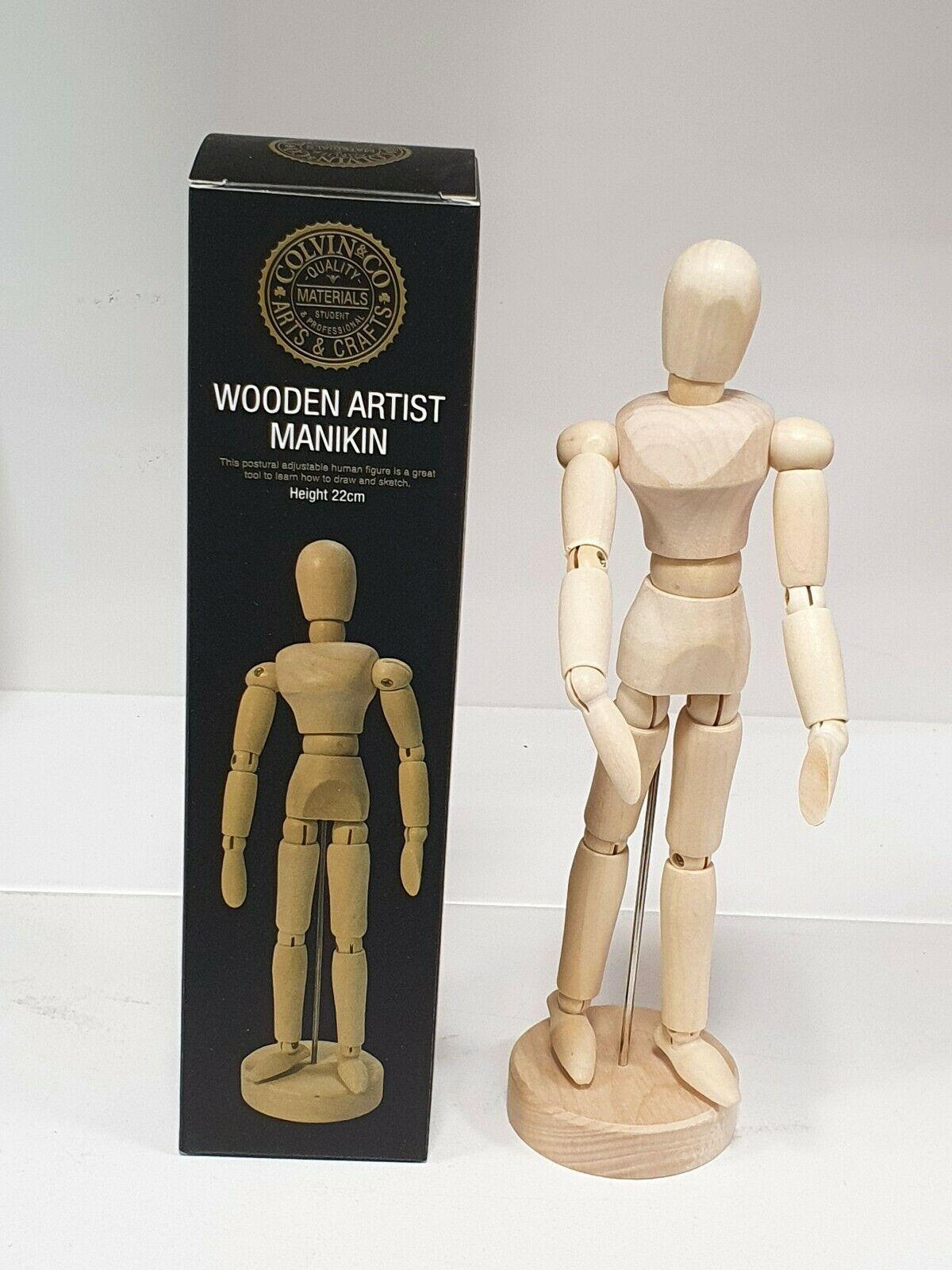 Wooden Artist Manikin - 22cm - Jointed