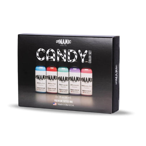 Dynamic Tattoo Ink Candy 1oz Colour 5 Set