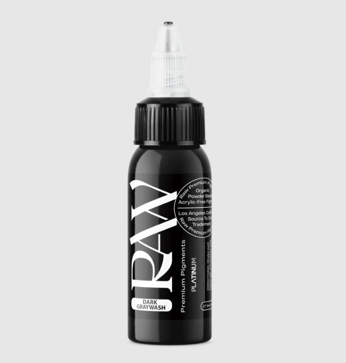 RAW Pigments Platinum - Grey Wash Dark - Tattoo Everything Supplies