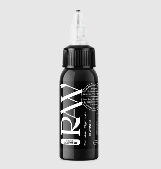 RAW Pigments Platinum - Grey Wash Dark - Tattoo Everything Supplies