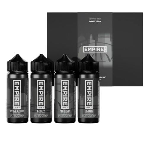 Empire Tattoo Ink - David Vega Signature Transparent Greys 4oz
