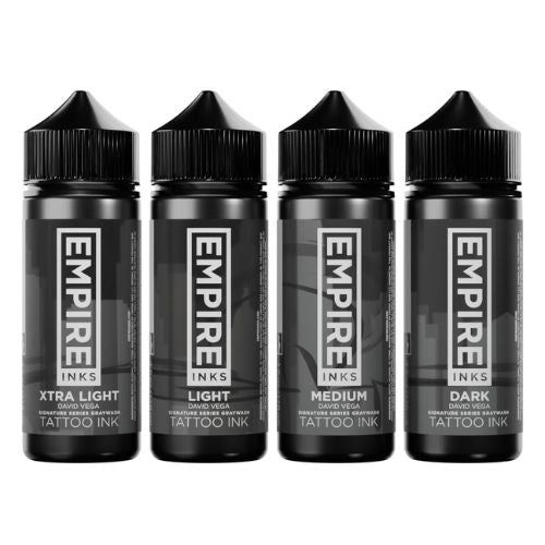 Empire Tattoo Ink - David Vega Signature Transparent Greys 4oz