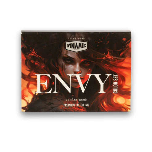 Dynamic Tattoo Ink Platinum Envy 1oz 5 Set