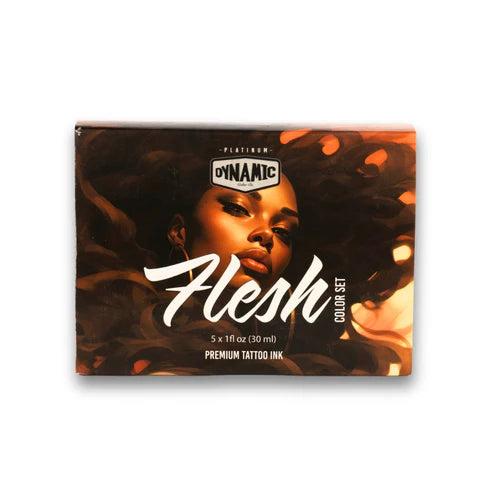 Dynamic Tattoo Ink Platinum Flesh 1oz 5 Set