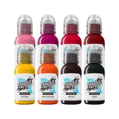 World Famous Flower Ink Set by Ryan Smith Reach Compliant - Tattoo Everything Supplies