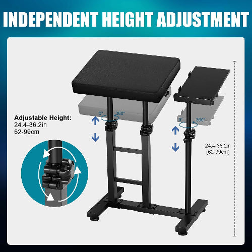 Armrest with Tablet Holder