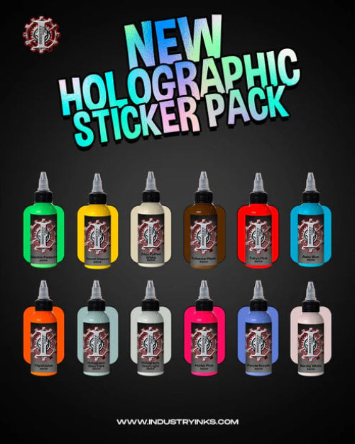 Industry Ink - Holographic Sticker Colour Set