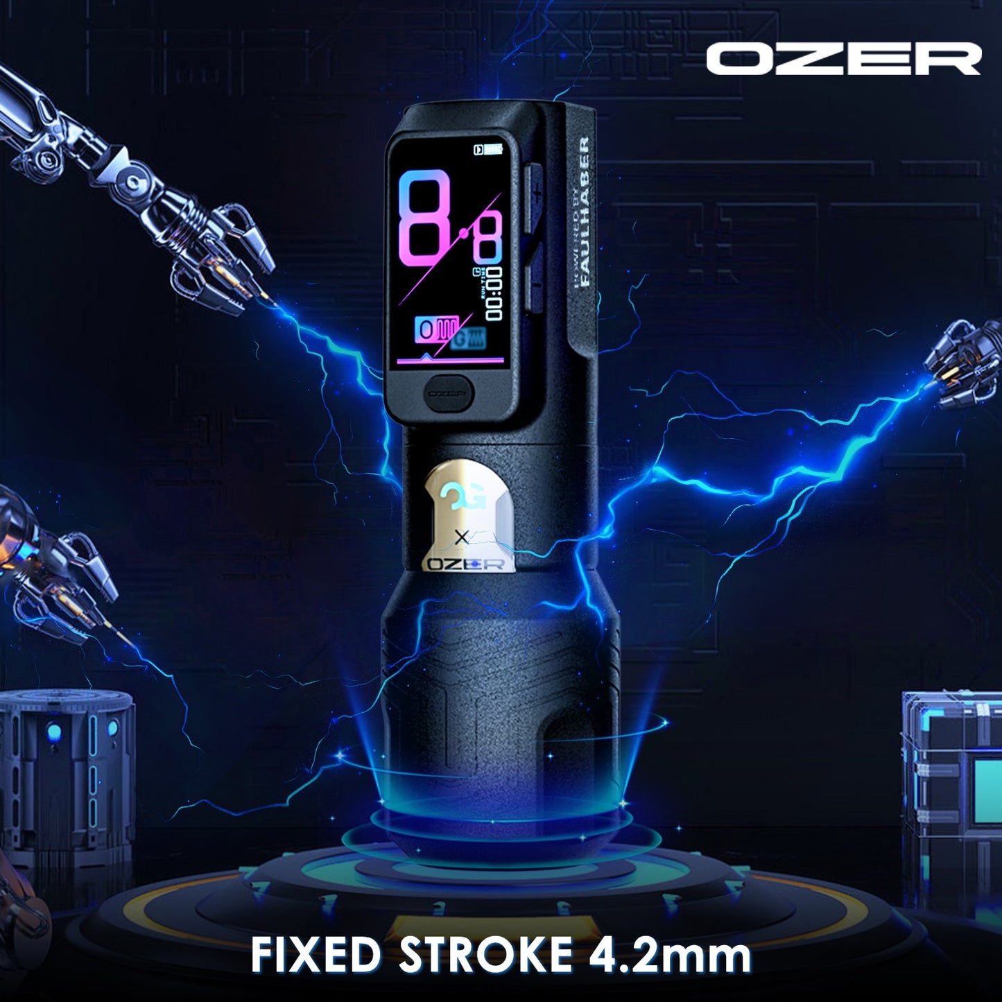 Ozer OG Faulhauber Wireless Tattoo Pen Machine 4.2mm