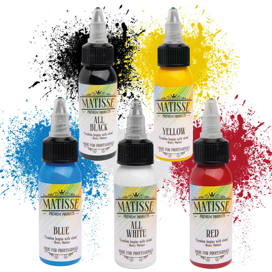 Matisse Ink - Primary Set - Tattoo Everything Supplies