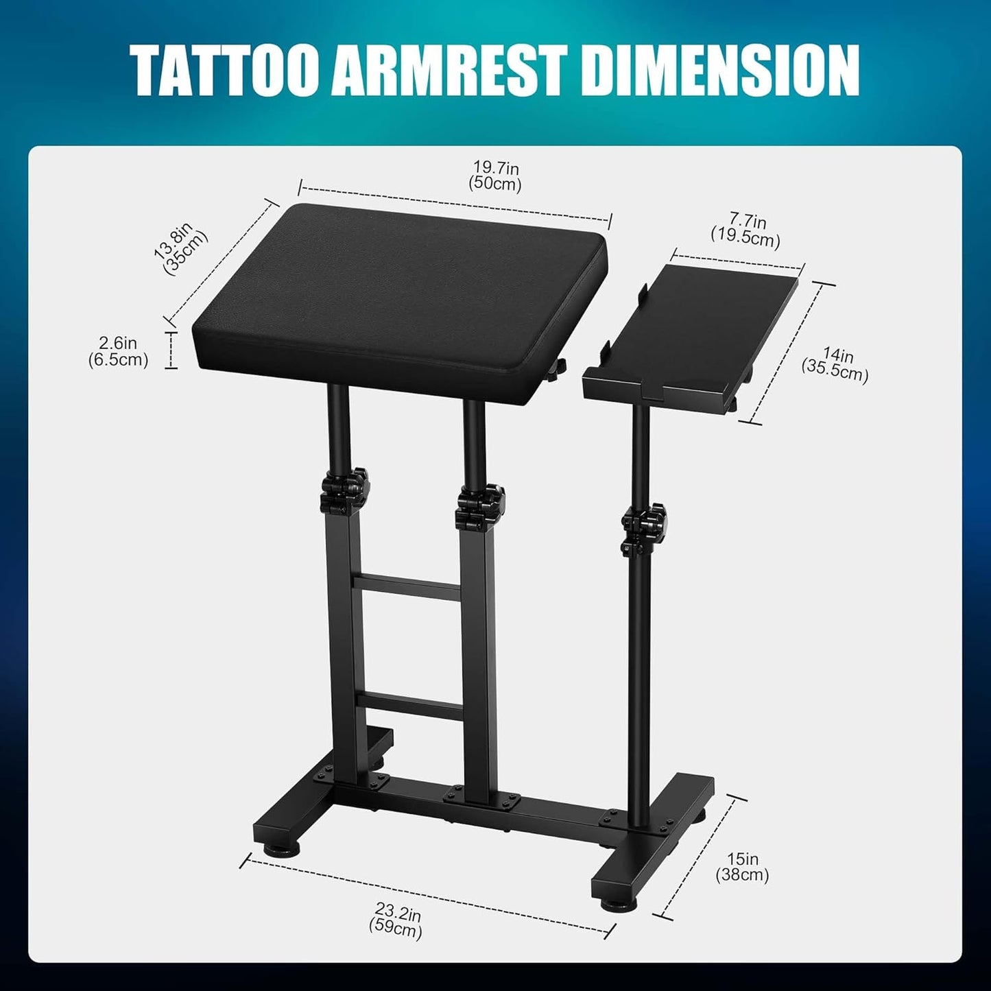 Armrest with Tablet Holder