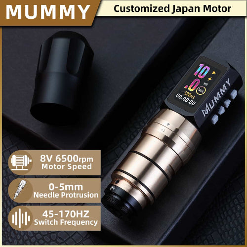 Mummy Machine Mummy SHORT 2 ADJ Rotary Machine – Tattoo Everything Supplies