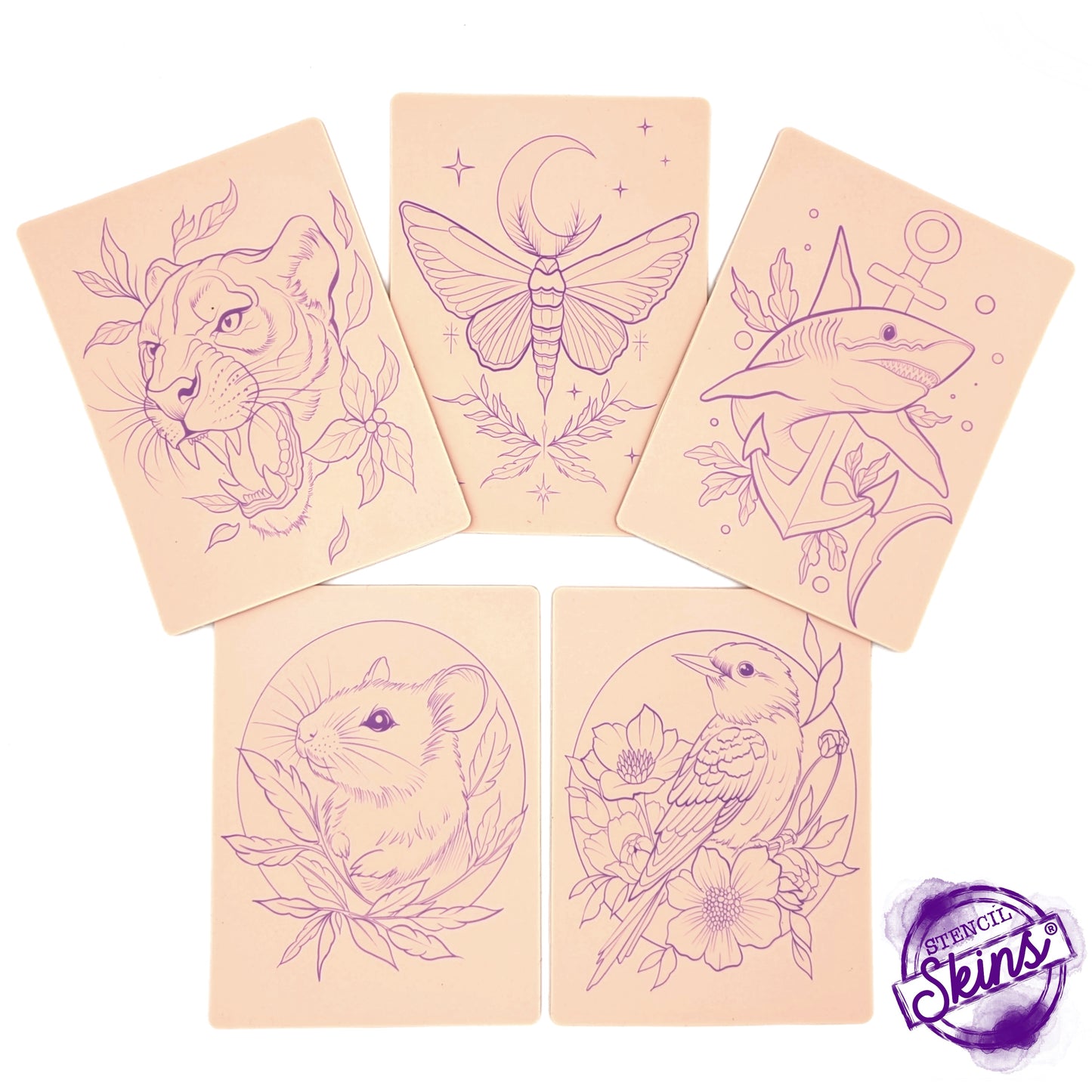 Stencil Skins - Tattoo Practice Skin