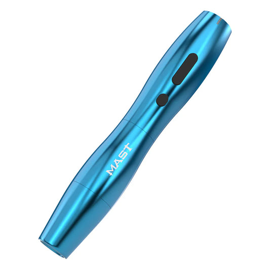 Dragonhawk Mast P20 Wireless PMU Tattoo Pen - Blue - 2.5 mm Stroke