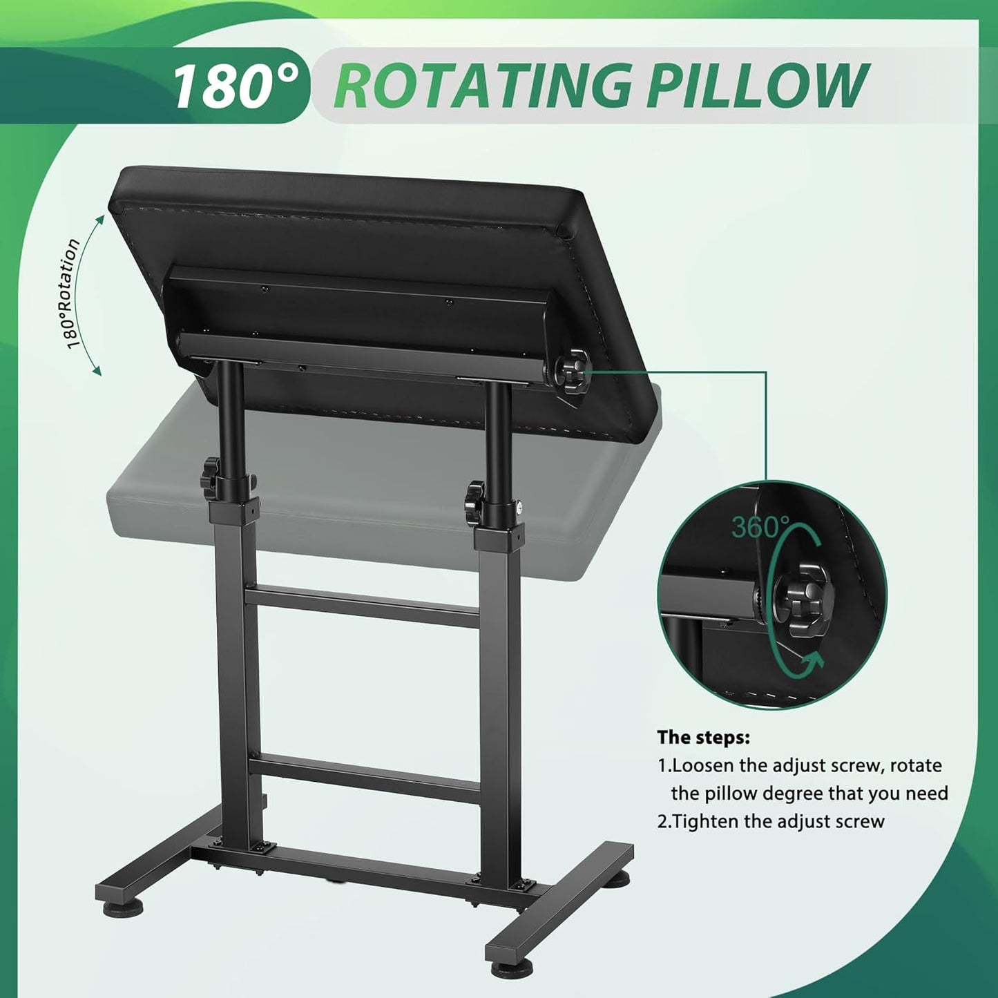 POARMY Tattoo Armrest - XXL -  Black