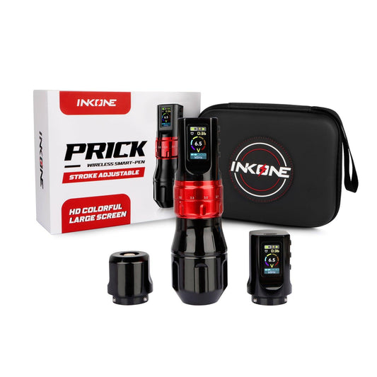 INKONE PRICK - Wireless Adjustable Tattoo Machine 2.4mm to 4.2mm - Tattoo Everything Supplies