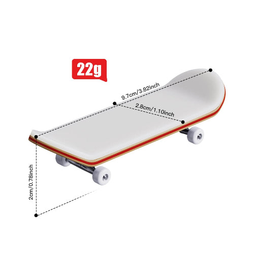 Silicone Practice Skin Fingerboard Mini Skateboard