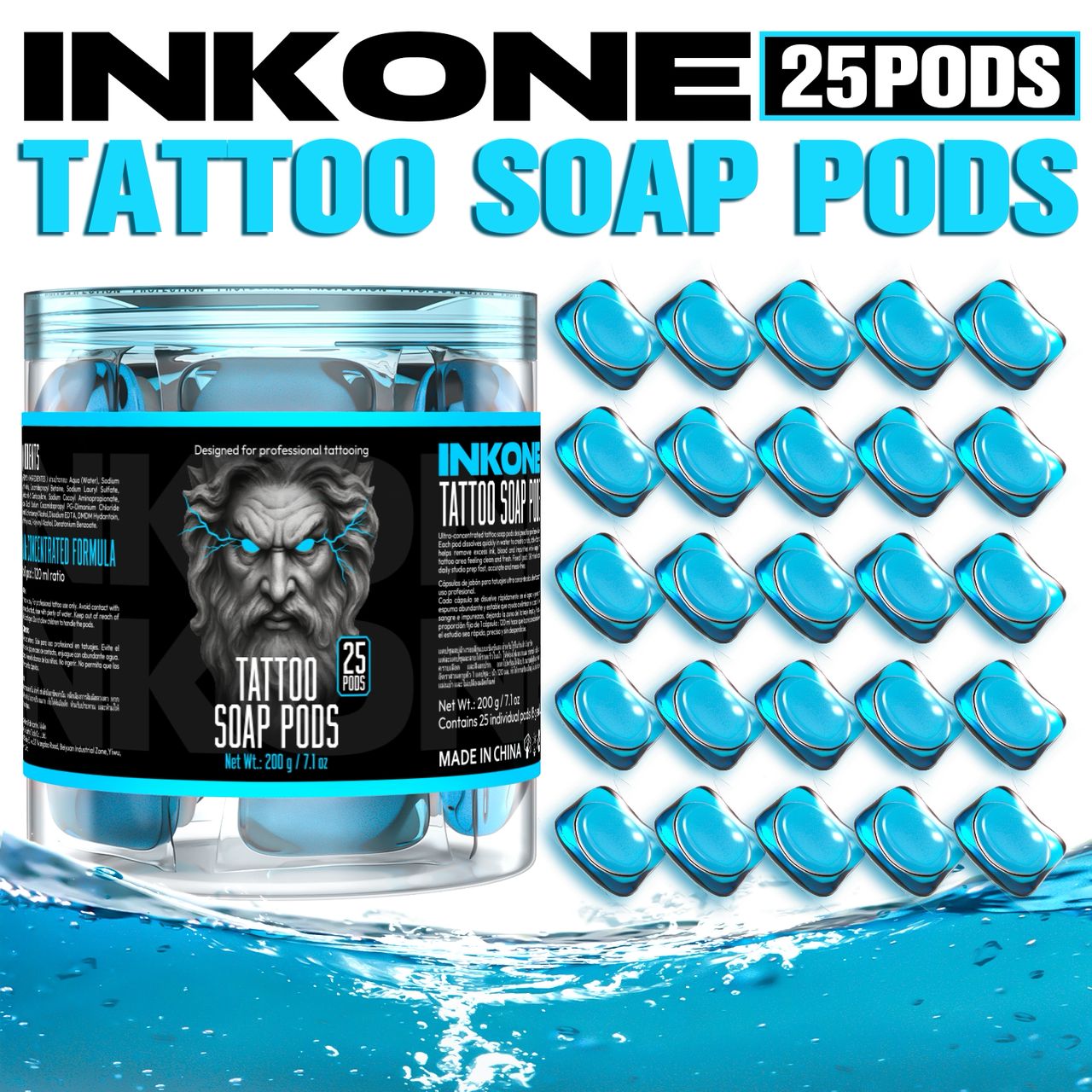 Tattoo Concentrated Soap Pods