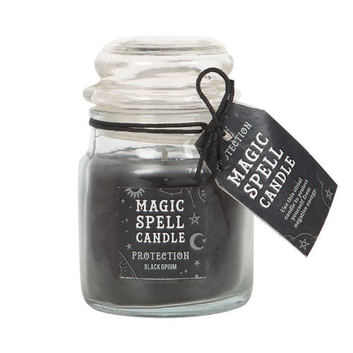Opium Spell Candle Jar - Protection
