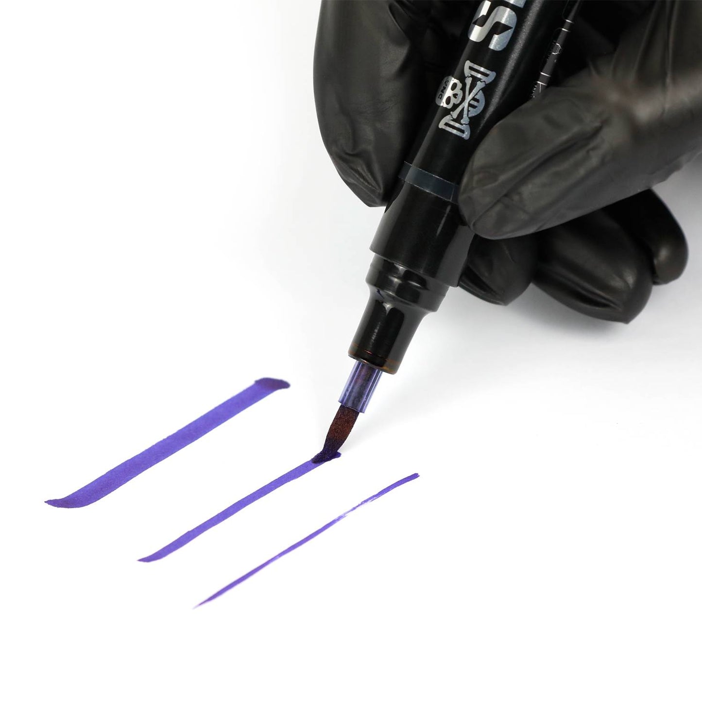 SKULL DNA Tattoo Marker Brush Tip Pen