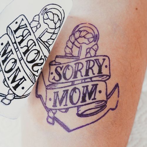 Sorry Mom - Hold Fast Stencil Solution