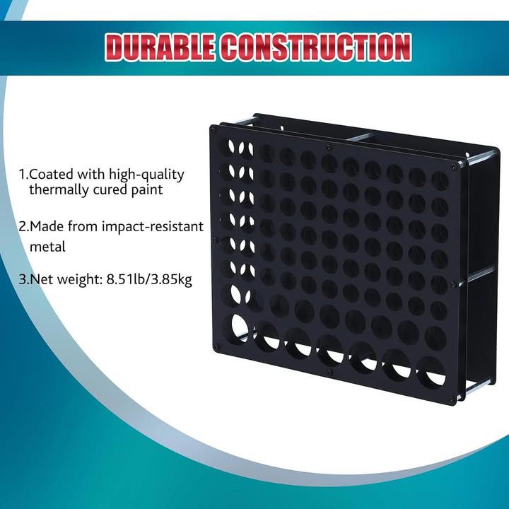 Tattoo Ink Wall Rack Display - Square & Tray