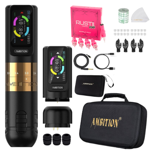 Ambition Seher Wireless Tattoo Machine Kit