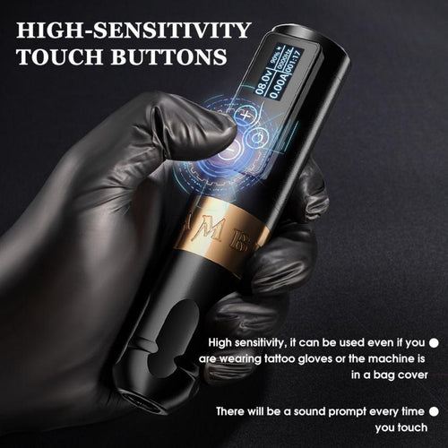 Vibe Ambition Wireless Rotary Tattoo Machine 4mm - With 2