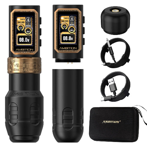 Ambition Epoch Max Adjustable Wireless Tattoo Machine - 2 Batteries