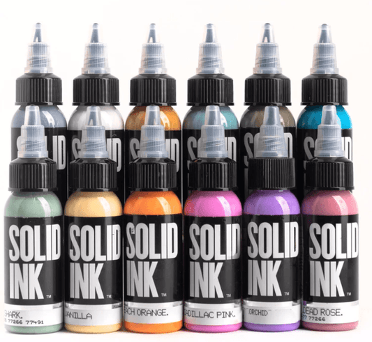 Solid Ink - Art Deco 12 Set 1oz - Tattoo Everything Supplies